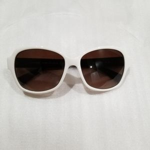 Coach white black Barbara Sunglasses